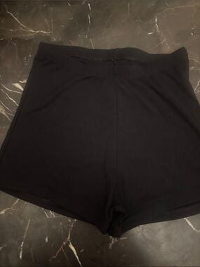 Varsity Black kids Bike Shorts